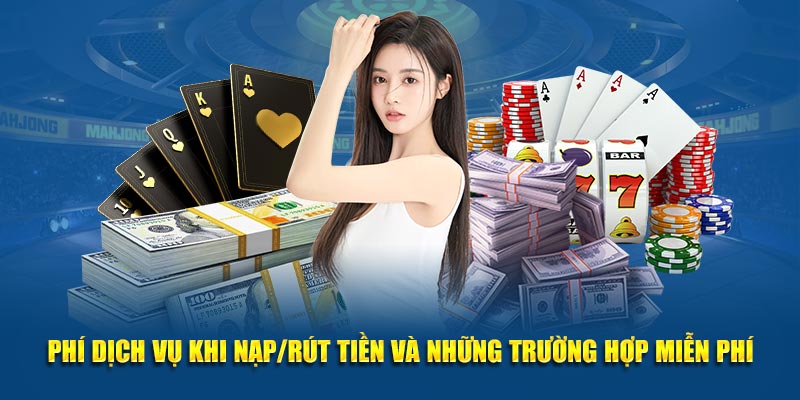 Phí dịch vụ khi nạp/rút tiền và những trường hợp miễn phí