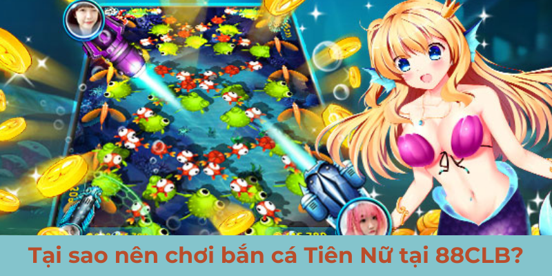 Tại sao nên chơi bắn cá Tiên Nữ tại 88CLB